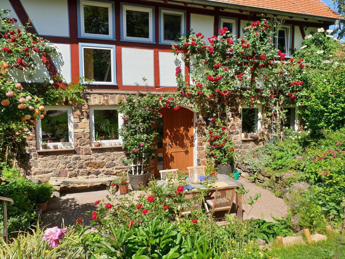Ferienhaus Burgblick Munzenberg Luaran gambar